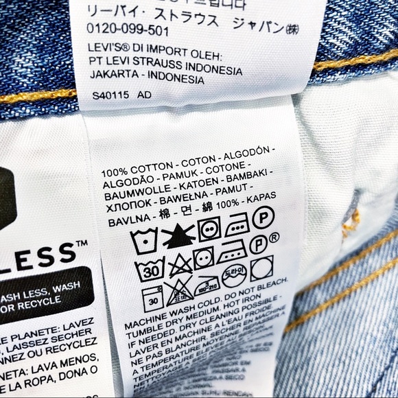 Levi’s Button Fly 501 Super Short Shorts NWT 30 - Picture 9 of 10